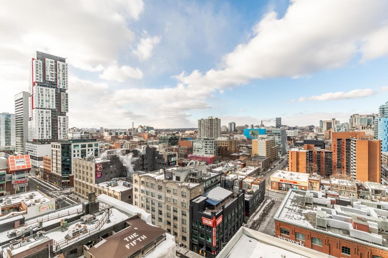 Luxury 2 Bedroom In The Heart Of Entertainment District - City Skyline View & Balcony Toronto Exterior foto